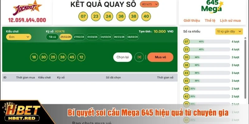 Mega 645 - Giải Mã Cách Chơi Xổ Số Điện Toán Tại HBET Áp dụng kinh nghiệm giúp quá trình tham gia hợp lý hơn