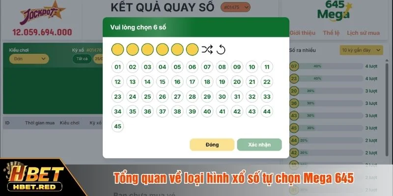 Mega 645 - Giải Mã Cách Chơi Xổ Số Điện Toán Tại HBET Bản chất của Mega 645 và cách vận hành