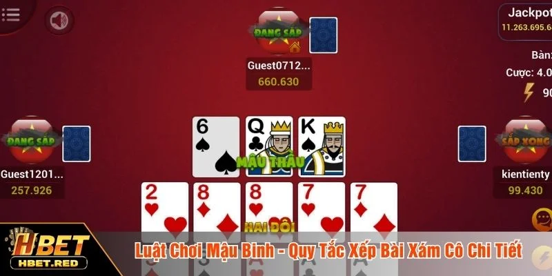 Luật Chơi Mậu Binh - Quy Tắc Xếp Bài Xám Cô Chi Tiết Luật chơi mậu binh