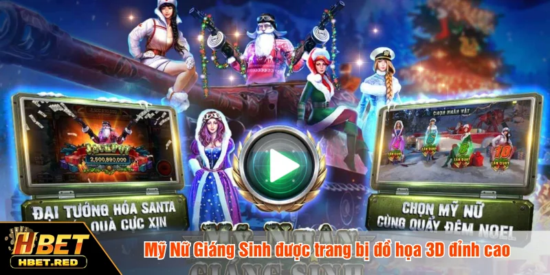 Mỹ Nữ Giáng Sinh được trang bị đồ họa 3D đỉnh cao