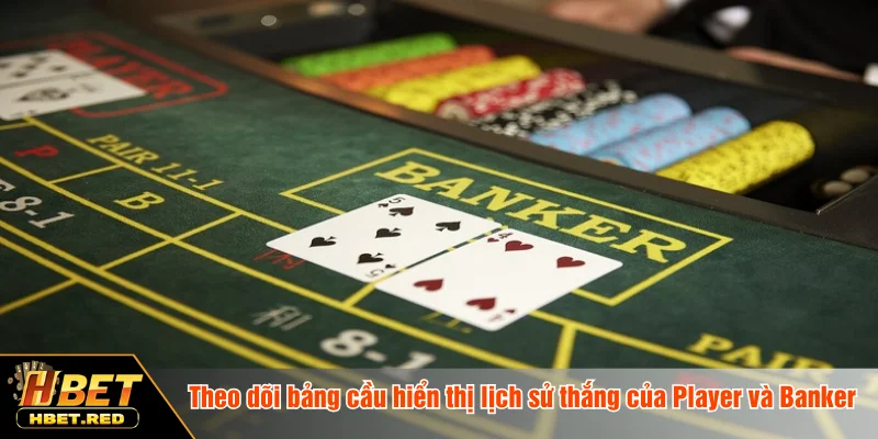Baccarat - Trò Chơi Bài Đẳng Cấp Casino Online Theo dõi bảng cầu hiển thị lịch sử thắng của Player và Banker